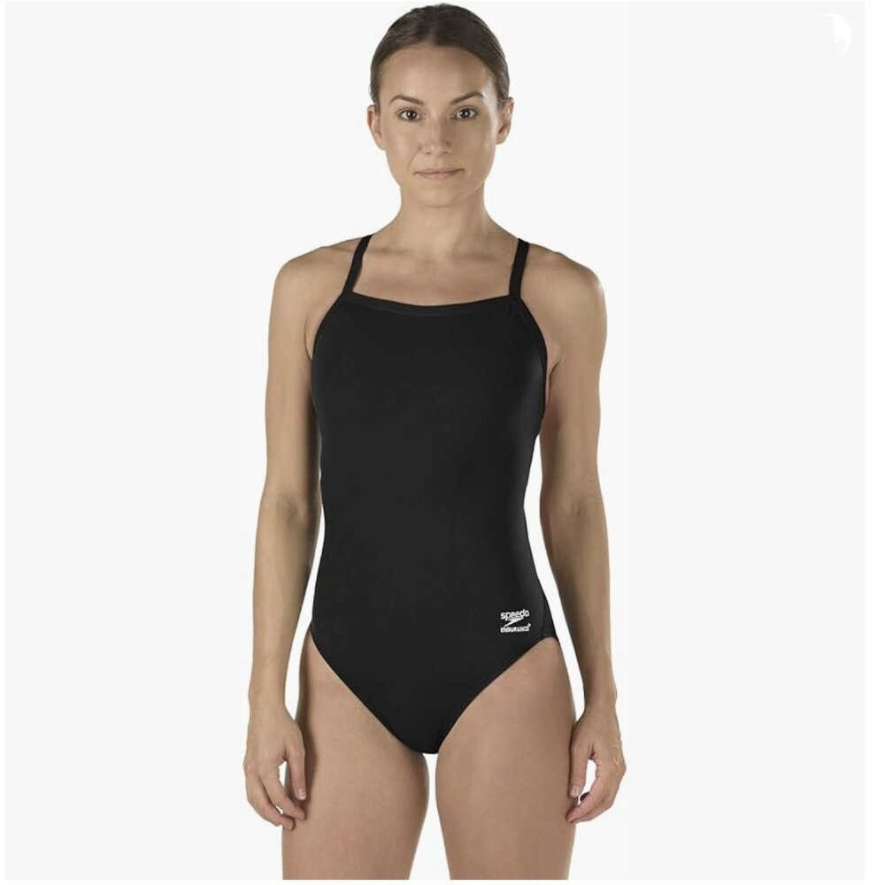 Speedo Women's Swimsuit One Piece Endurance Size 14/40 NWT Black